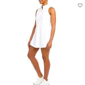 Danskin White Sleeveless Mini Dress